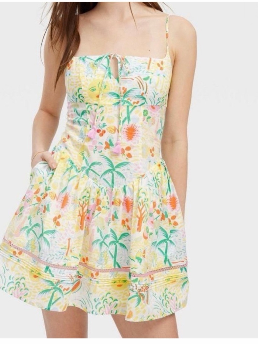 BNWT Roller rabbit x target drop waist Mini dress - Size Xs